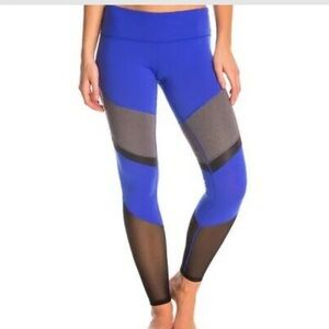 Alo Yoga Sheila Sheer Mesh Panel High Waisted Leggings